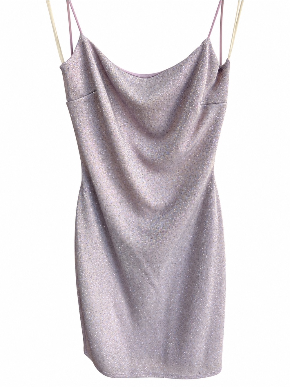 Windsor Dress, Lilac Pink Sparkle